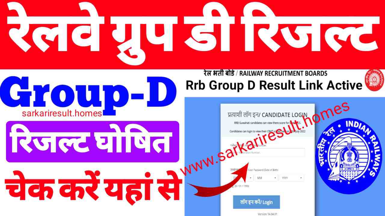 RRB Group D Result 